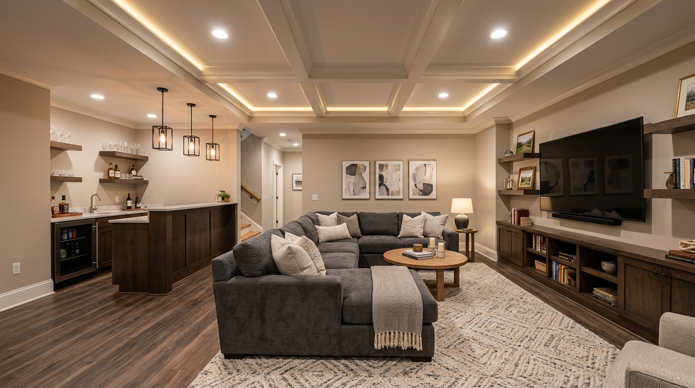 After basement finishing