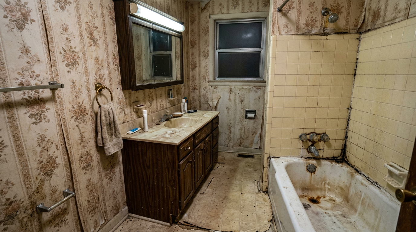 Before bathroom remodel