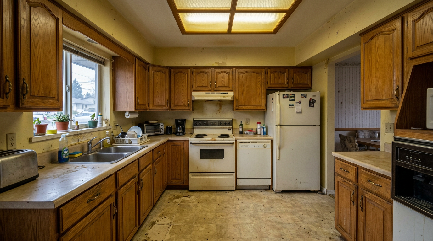 Before kitchen remodel